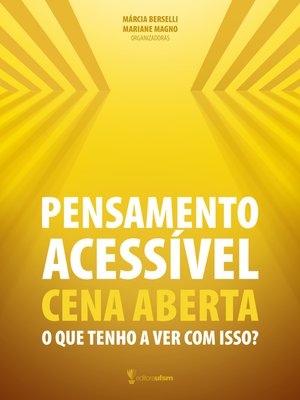cover image of Pensamento Acessível – Cena Aberta